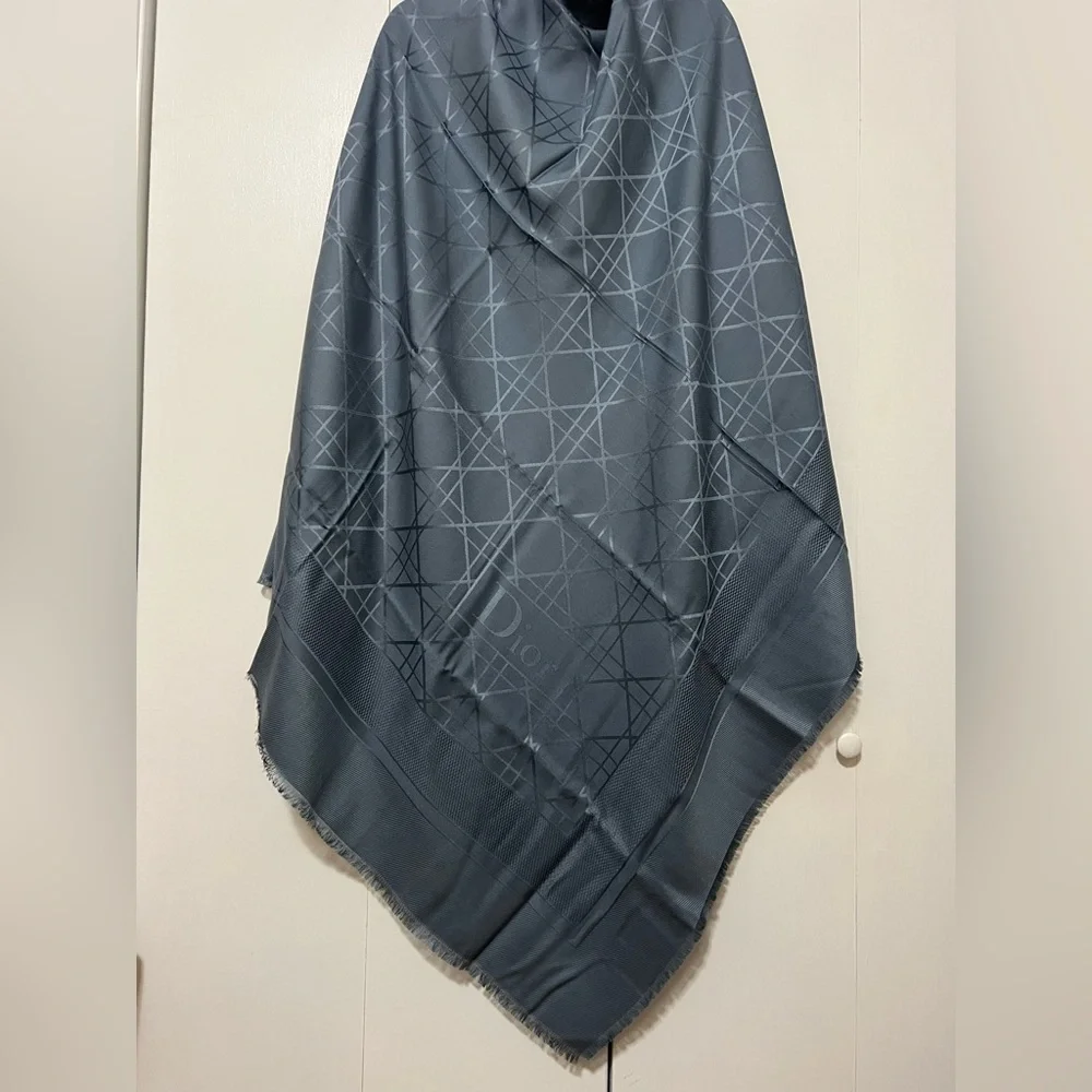 Christian Dior Women Scarf New With Tag and Box. Size 110”x56”.